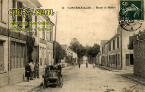 Fontenailles (Seine-et-Marne) - Route de Melun