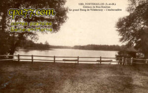 Fontenailles (Seine-et-Marne) - Château de Bois-Boudran – Le grand Etang de Villefermoy – L’embarcadère