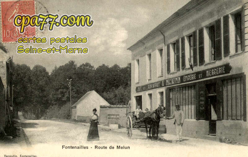 Fontenailles (Seine-et-Marne) - Route de Melun