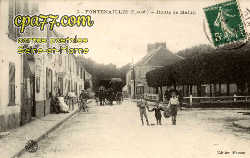 Fontenailles (Seine-et-Marne) - Route de Melun