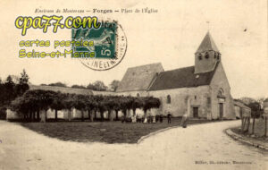 Forges (Seine-et-Marne) - Place de l&rsquo;Eglise