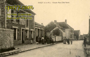 Fouju (Seine-et-Marne) - Grande Rue (Côté Nord)