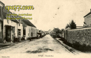 Fouju (Seine-et-Marne) - Grande-Rue