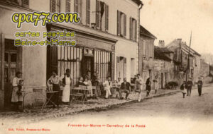 Fresnes Sur Marne (Seine-et-Marne) - Carrefour de la Poste