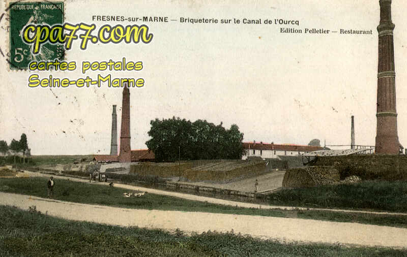 Fresnes Sur Marne (Seine-et-Marne) - Briqueterie sur le Canal de l&rsquo;Ourcq