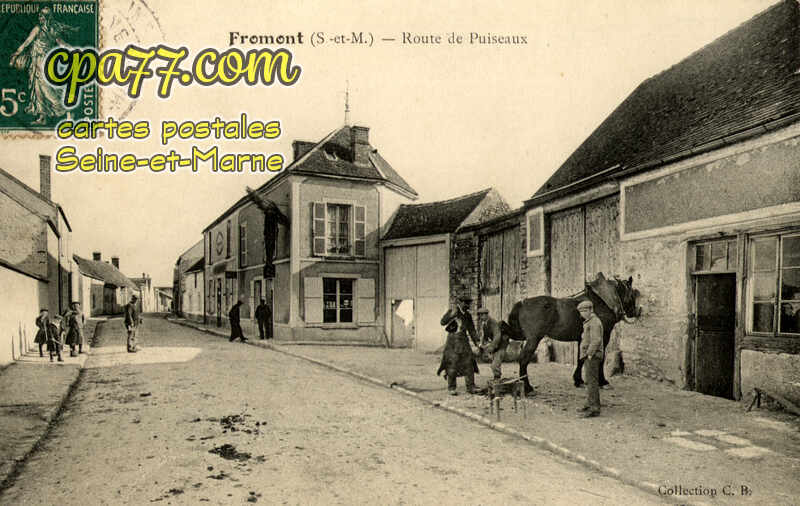 Fromont (Seine-et-Marne) - Route de Puiseaux