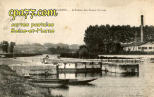 Fublaines (Seine-et-Marne) - L&rsquo;écluse des Basses Fermes