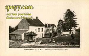 Fublaines (Seine-et-Marne) - Chemin de la Fontaine du Toit