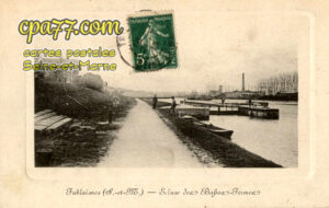 Fublaines (Seine-et-Marne) - Ecluse des Basses Fermes