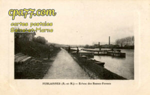 Fublaines (Seine-et-Marne) - Ecluse des Basses Fermes