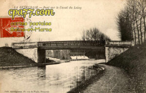 La Genevraye (Seine-et-Marne) - Pont sur le Canal du Loing