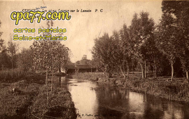 La Genevraye (Seine-et-Marne) - Les vieux Lavoirs sur le Lunain