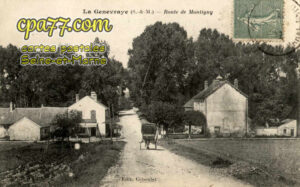La Genevraye (Seine-et-Marne) - Route de Montigny