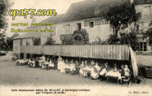 Germigny L'évêque (Seine-et-Marne) - Café-Restaurant-Hôtel Ch. Millet, à Germigny-Lévêque par Trilport