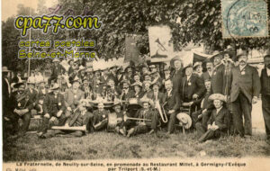 Germigny L'évêque (Seine-et-Marne) - La Fraternelle, de Neuilly-sur-Seine, en promenade au Restaurant Millet, à Germigny-l&rsquo;Evêque par Trilport