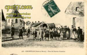 Gironville (Seine-et-Marne) - Place de l&rsquo;Ancien-Cimetière