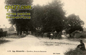 Gironville (Seine-et-Marne) - Carrefour, Route de Beaumont