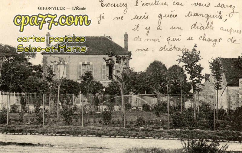 Gironville (Seine-et-Marne) - L&rsquo;Ecole