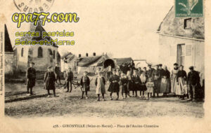 Gironville (Seine-et-Marne) - Place de l&rsquo;ancien Cimetière