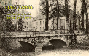 Gouaix (Seine-et-Marne) - Le Château de Flamboin ( côté Est )