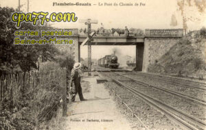 Gouaix (Seine-et-Marne) - Flamboin – Le Pont du Chemin de Fer