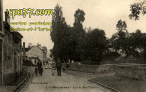 Gouvernes (Seine-et-Marne) - Rue du Bas-Villiers