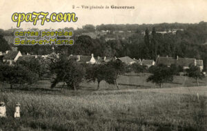 Gouvernes (Seine-et-Marne) - Vue générale de Gouvernes