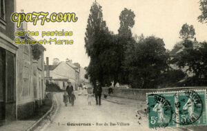 Gouvernes (Seine-et-Marne) - Rue du Bas-Villiers