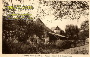 Grandpuits Bailly Carrois (Seine-et-Marne) - Paysage à l&rsquo;entrée de la Grande Ferme