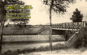 Gravon (Seine-et-Marne) - L&rsquo;Entrée du Pays – Vue générale