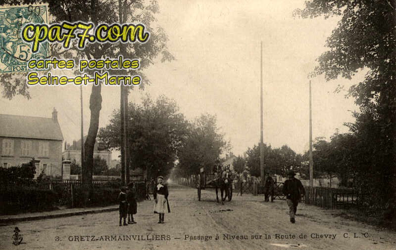 Gretz Armainvilliers (Seine-et-Marne) - Passage à Niveau sur la Route de Chevry