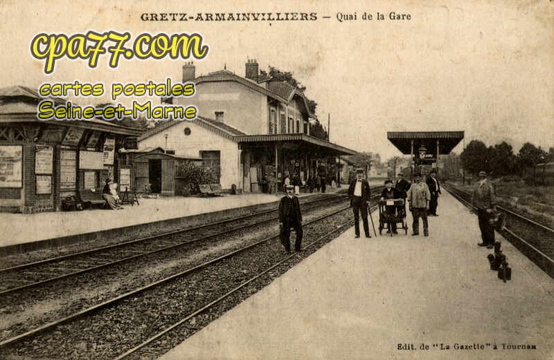 Gretz Armainvilliers (Seine-et-Marne) - Quai de la Gare