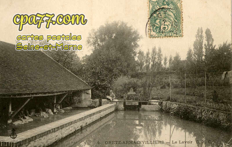 Gretz Armainvilliers (Seine-et-Marne) - Le Lavoir