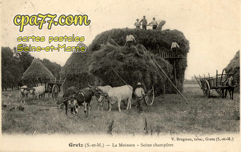 Gretz Armainvilliers (Seine-et-Marne) - La Moisson – Scène Champêtre