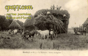 Gretz Armainvilliers (Seine-et-Marne) - La Moisson – Scène champêtre