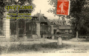 Gretz Armainvilliers (Seine-et-Marne) - Entrée du Parc d&rsquo;Armainvilliers