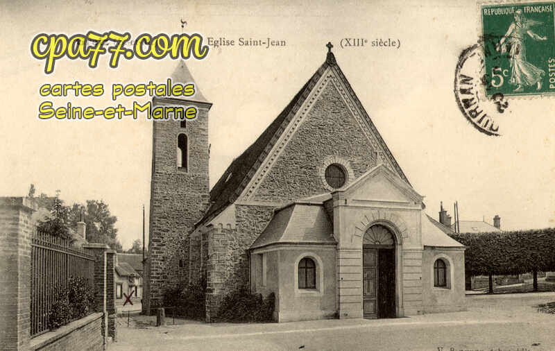 Gretz Armainvilliers (Seine-et-Marne) - Eglise Saint-Jean (XIIIe siècle)