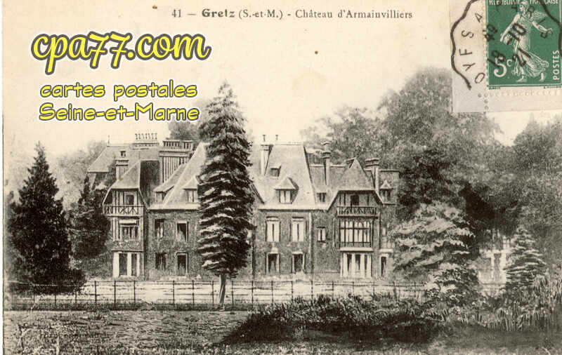 Gretz Armainvilliers (Seine-et-Marne) - Château d&rsquo;Armainvilliers