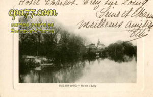Grez Sur Loing (Seine-et-Marne) - Vue sur le Loing