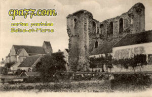 Grez Sur Loing (Seine-et-Marne) - Les Ruines et l&rsquo;Eglise