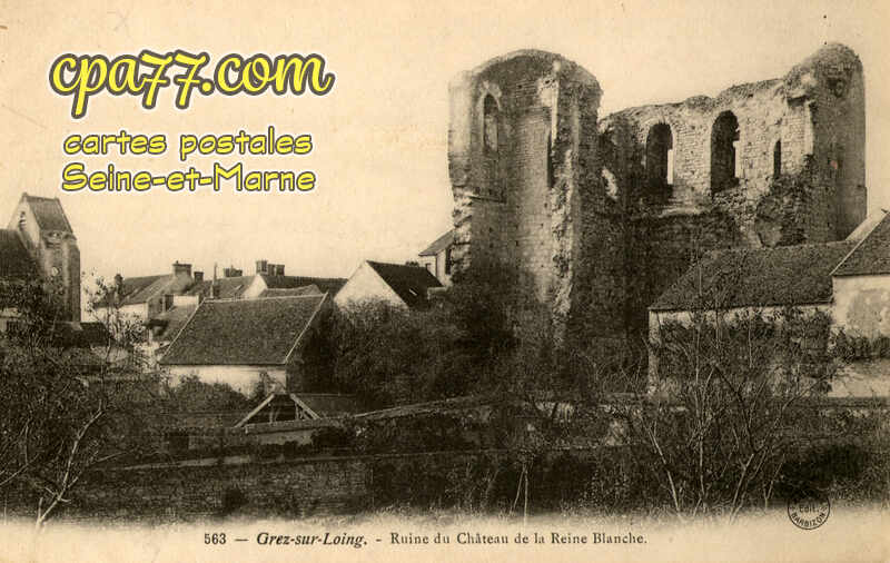Grez Sur Loing (Seine-et-Marne) - Ruine du Château de la Reine Blanche