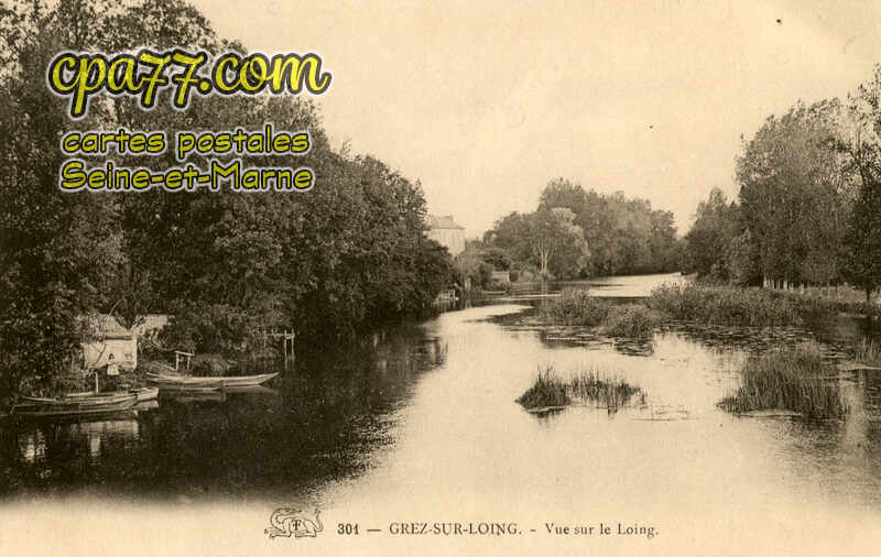 Grez Sur Loing (Seine-et-Marne) - Vue sur le Loing