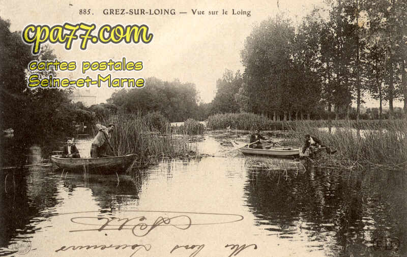 Grez Sur Loing (Seine-et-Marne) - Vue sur le Loing
