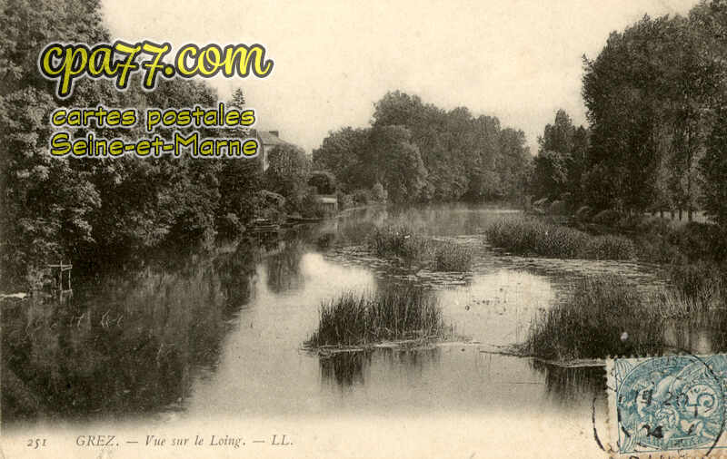 Grez Sur Loing (Seine-et-Marne) - Vue sur le Loing