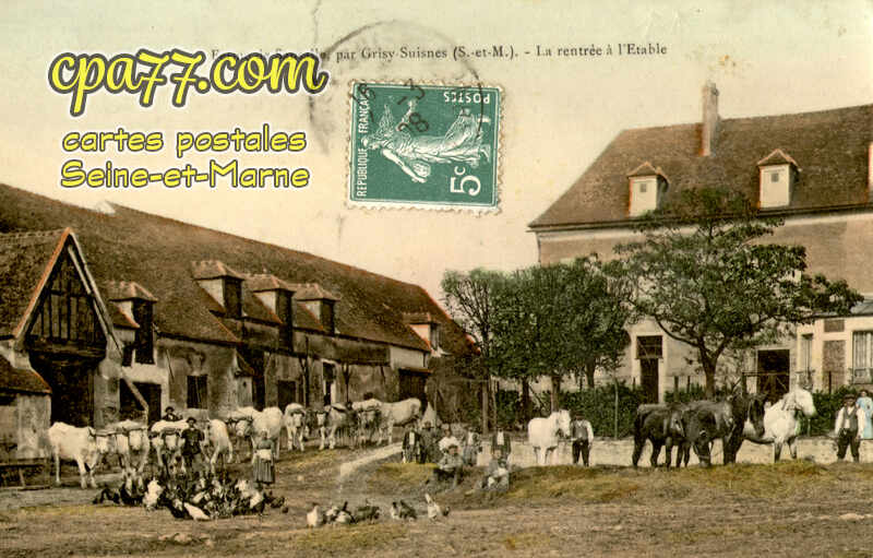 Grisy Suisnes (Seine-et-Marne) - Ferme de Sansalle – La rentrée à l&rsquo;Etable