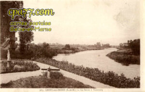 Grisy Sur Seine (Seine-et-Marne) - La Seine à Toussacq