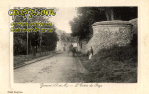 Guérard (Seine-et-Marne) - L&rsquo;Entrée du Pays