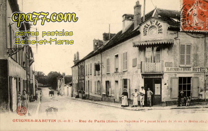 Guignes Rabutin (Seine-et-Marne) - Rue de Paris