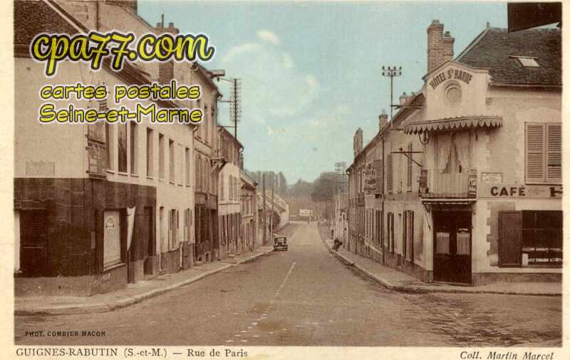 Guignes Rabutin (Seine-et-Marne) - Rue de Paris