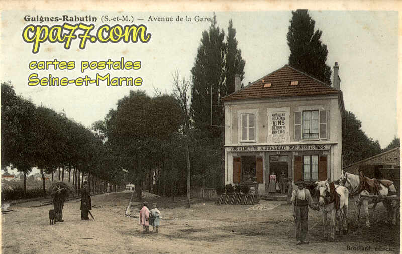 Guignes Rabutin (Seine-et-Marne) - Avenue de la Gare